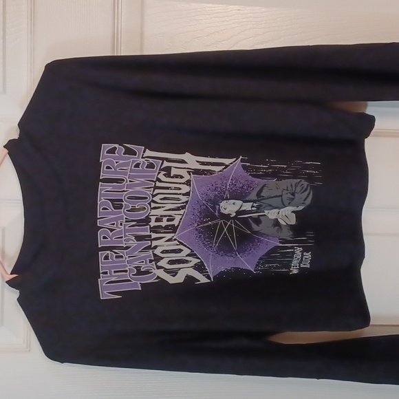 KILLSTAR XXL BLACK LONG BELL SLEEVES CROPPED TOP" BE STRANGE"COLLABORATION - Picture 10 of 12